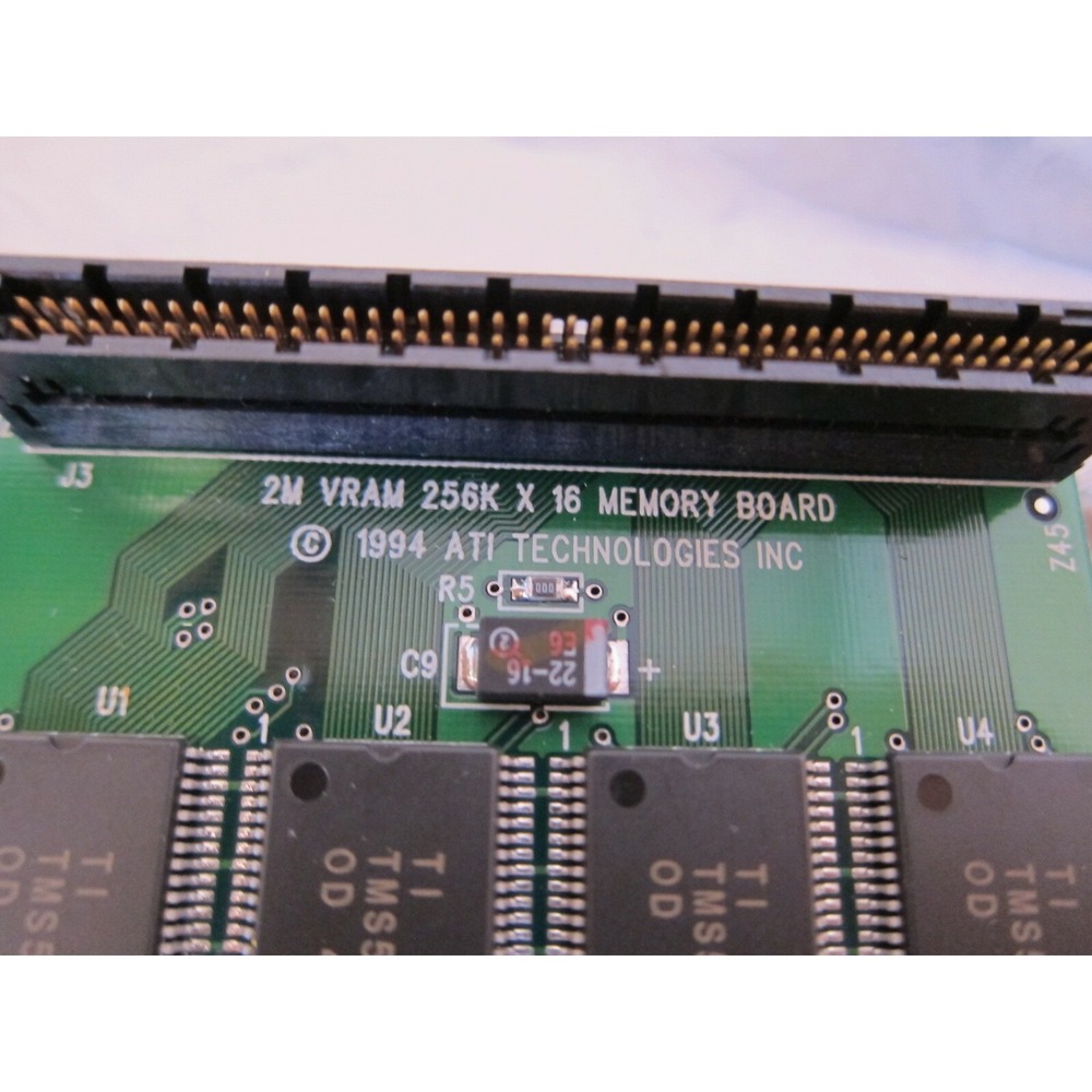 NOS 1994 ATI 2MB VRAM Memory Board Video Storage Upgrade Module 109-31600-00 - Picture 3 of 6